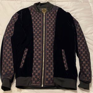 Custom Gucci bomber jacket by Lavish Chique, never worn just tried on.